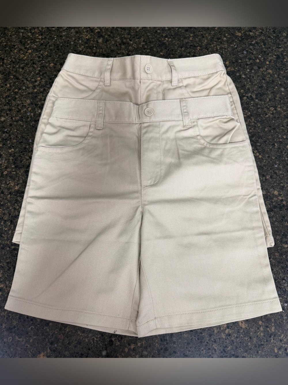 NWOT French Toast Khaki Tan School Uniform BUNDLE SET LOT Kids Boys Girls Shorts